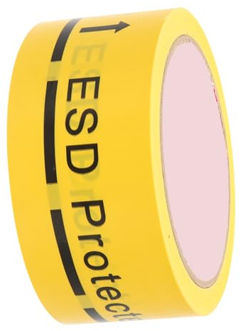 NOLITOY 1rolle Esd Warnaufkleber Für Elektronische Selbstklebendes Anti- Klebeband Für Sichere Kennzeichnung Sensiblen Bereichen