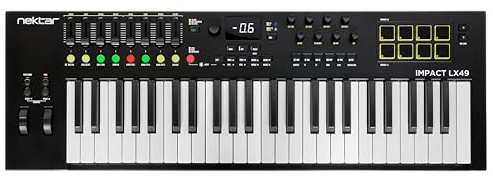 Impact LX49 mk3 | USB MIDI keyboard controller with Nektar custom DAW integration