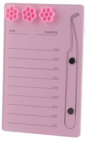 Xiuganpo Palette per Ciglia, Supporto per Extension Ciglia 7 a 15 Mm 9 File per Pinzette per Anello Adesivo per Negozio di