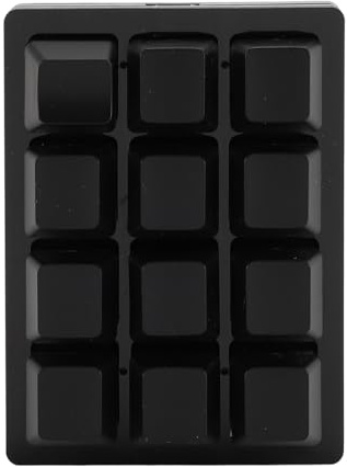 Keenso Mechanische Gaming -Tastatur USB Wired Red Switch Programmierbares Makrotastatur für Büroarbeiten und Spiele (Black)