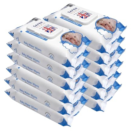 Meown Baby Wet Wipes, 960 Count, 12 x 80, Fragrance & Alcohol Free | 960 fragrance-free and alcohol-free baby wipes in 12 resealable packs of 80 for nappy changes, hands, face and daily care