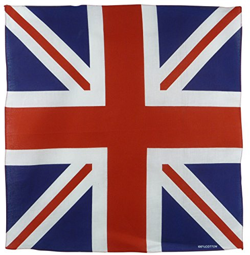 Union Jack Bandana Bandanna Scarf Red White Blue, London