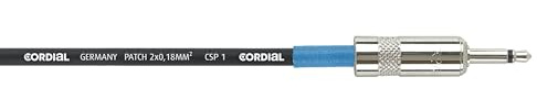 CORDIAL ZZound Patchkabel 15 cm - Stereo Patchkabel