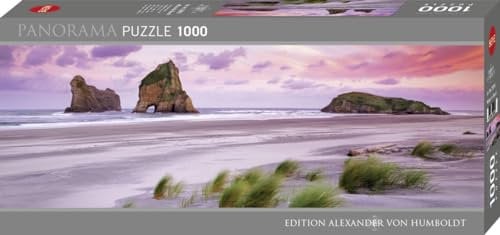Heye 29816 Wharariki Beach, 1000 Teile Panorama Puzzle, Silver