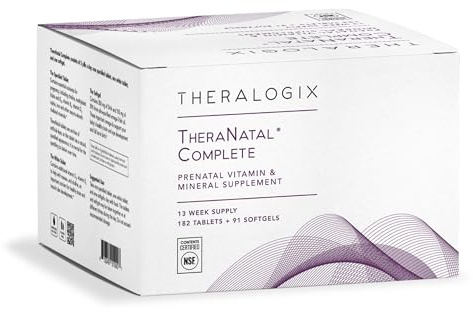 Theralogix TheraNatal Complete – Prenatal Vitamin, NSF Certified