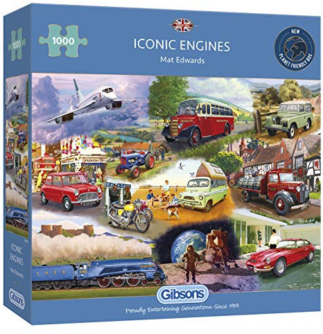 Gibsons G6293 Iconic Engines (auch als 24-teiliges Set erhältlich), 1000