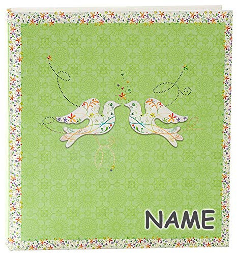 personalisiert mit Name - 08230 Hochzeitsalbum Venezia, 60 Seiten mit Pergamin, ca. 30 x 31 cm