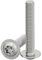 Linsenkopfschraube mit Flansch und Innensechsrund/Torx (ISR,TX) nach Norm: ISO 7380-2 rostfreier Edelstahl A2 V2A Vollgewinde Flanschschraube Flachkopfschraube (M6 x 55 mm, 10 Stück)