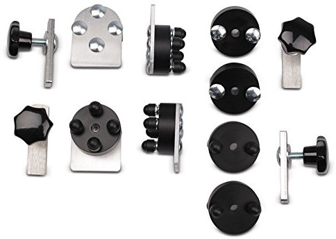 Kit de Fixation pour valises Aluminium à Supports latéraux de 16-18mm Paire - Bagtecs - Sac de siège de véhicule - Motocyclette Scooter