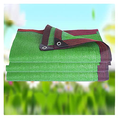 AWSAD Tende da Sole Panno Ombreggiante con Occhielli Panno Parasole Verde Rettangolo per Pergola Giardino Box Auto Terrazza Verde,20 Dimensioni (Color : Green, Size : 2×5m)