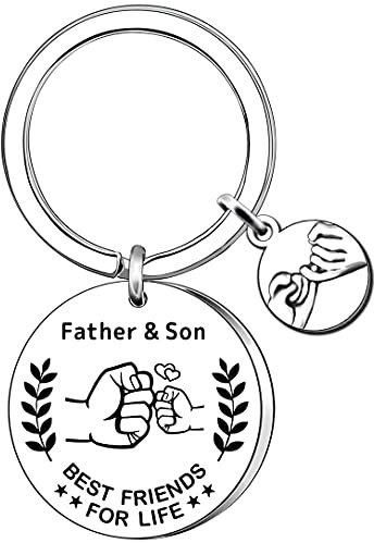 AMZQ Schlüsselanhänger für Väter, Geschenke von Sohn, Vater, Weihnachten, Vatertag