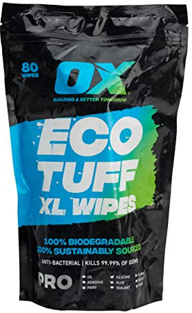OX Biodegradable Eco Wipe - Tub of 80