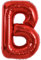 TONIFUL 40 Zoll große leuchtend rote Buchstabenballons A-Z, riesige Heliumfolie großer Buchstabe B Ballon für Geburtstagsfeier Jahrestag Hochzeit Dekoration.