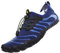 Wasserschuhe Badeschuhe Damen Herren Strandschuhe Schnell Trocknend Drainagelöcher Strand Schwimmschuhe Meeresschuh Surfschuhe Poolschuhe Unisex Barfußschuhe für Kajakfahren Fitnessstudio Blau EU43
