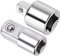 sourcing map 1/4 (F) to 3/8(M) & 3/8 (F) to 1/4(M) Socket Adapter Set of 2 Pcs, Female to Male, Cr-V Steel