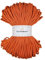 Sznurkomania Cavo di Cotone Intrecciato 5mm 100m, 46 Colori, Cavo all'Uncinetto, Cavo Macrame, Filato Macrame, Filato Premium, Corda Macrame, (Zucca)