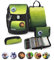 Belmil Premium Comfy Plus ergonomisches Schulranzen Set 5 - teilig, für kleine Kinder/Erstklässler - STAEDTLER, Brustgurt, Hüftgurt, Magnetverschluss (405-73/P/S) (Black Green)
