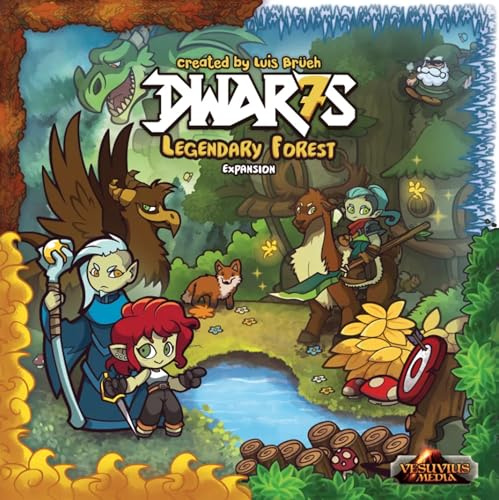 Vesuvius Media | Dwar7s Legendary Forest Expansion | Brettspiel Erweiterung | 2-4 Spieler
