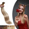 Silk-co Pre Bonded Stick Tip Keratin I Tip Hair Extensions 1g/Strand 50g Real Remy Human Hair Extension Straight (20inch, 12P613 Golden Brown&Bleach Blonde?