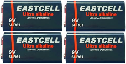4 Stück 6LR61 9V Block Alkaline Batterie MN1604 Rauchmelder