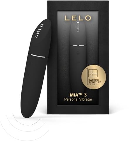LELO MIA 3 - Mini Personal Massager, Discreet Clitoral Vibrator, Black | This quiet mini massager offers 8 pleasure settings in a petite, discreet design for on-the-go stimulation.