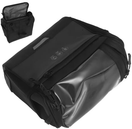 OHPHCALL Fahrradtasche Vorne Am Lenker Aus Pu-Material Für Kleine Gegenstände Wie Handy Und Flasche Fahrradzubehör Zur Aufbewahrung