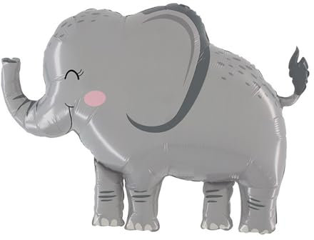 Catelves Elefant Luftballons,Elefant Folienballon Kinder Geburtstag Deko,Dschungel Deko Geburtstag,Waldtierewlefant Helium Ballons,Geburtstagsdeko Tiere Luftballons Partydekorationen