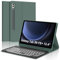 JADEMALL Custodia con Tastiera per Samsung Tab S9 FE Plus 12.4/ Tab S9 FE+ 12.4 2023, Italiano QWERTY Tastiera Retroilluminata Bluetooth Magnetica Staccabile, Verde scuro