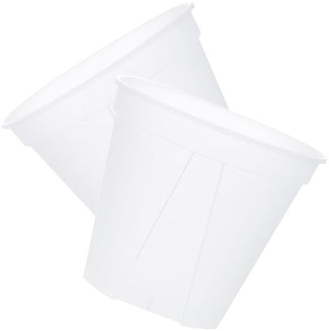 MERRYHAPY 2piezas Macetas Transparentes De Plástico con Agujeros para Orquídeas Macetas para Plantas De para Invernaderos Reutilizables