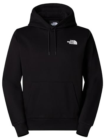 THE NORTH FACE NF0A89FCJK3 M Simple Dome Hoodie Maglia Lunga Uomo TNF Black Taglia L