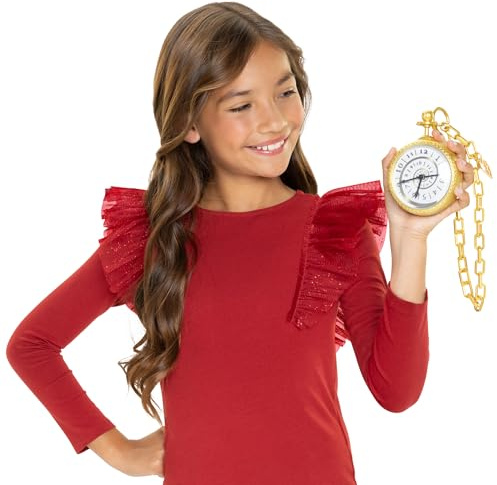 Disney Descendants – Orologio del Tempo di Red con Suoni, Frasi Interattive e Viaggio nel Tempo, Giocattolo Ufficiale con Batterie Incluse