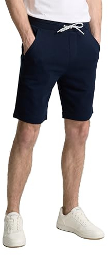 TOM TAILOR Herren 1046748 Bermuda Sweatpants Shorts, 10668 - Sky Captain Blue, XXL EU