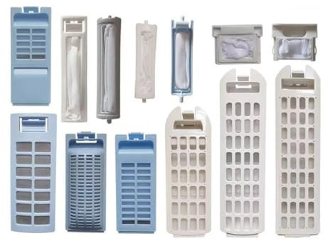 Accessori universali compatibili con filtro lavatrice Haier, sacchetto a rete for rimozione automatica pelucchi, scatola filtro e filtro filo/pelucchi(02kuan)