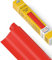 POLI-CRAFT Vinyl Klebefolie (PERMANENT) - selbstklebende Plotterfolie für DIY-Projekte, Rot matt, 30,5 cm x 183 cm
