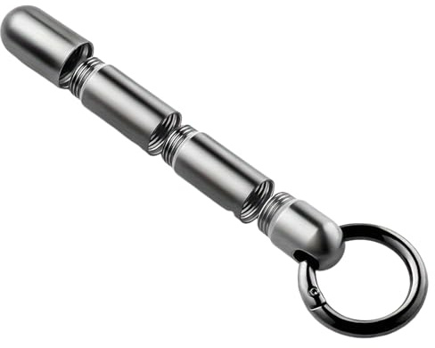 Organisateur de pilules étanches - Petite bouteille de médecine à 3 couches | Porte-clés avec boîte à pilules anti-fuite avec chambre unique, récipient de pilules portables pour les voyages, huile D
