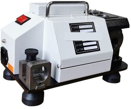 1-14 mm Spiralbohrer-Schleifmaschine, kleine Bohrerschärfer-Maschine, Bohrer-Schleifmaschine mit CBN- oder SDC-Rad, einfachere Bedienung Für Anfänger und Heimwerker(CBN)