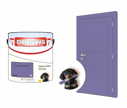Window & Door PVC/UPVC Paint, 500ml, Available in Matte Gloss Sation Finish Metallic Colours and Solids (Lush Lavender)