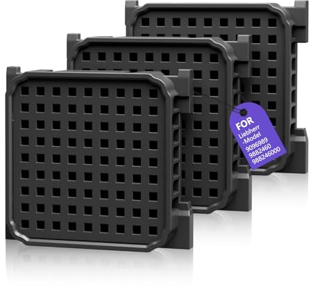 PeakQust 3 Stück Aktivkohlefilter für Liebherr Kühlschrank Air Filter | Fresh Air Filter für 9096989 9882460 988246000 988246001 9882429