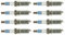 Ford Racing (M-12405-35T) 10-17 Flex 3,5L EcoBoost Kaltzündkerzen-Set