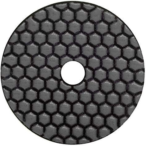 Profi Diamant Schleifpad TROCKEN Ø 100mm M14 Schleifscheibe zum polieren von Naturstein, Granit, Marmor, Glas Polierscheibe für Treppenstufen, Küchenarbeitsplatten, Fensterbänken (Korn 50)