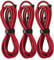 3.5mm 800 AUX Cable Cord for Dr Dre Headphones Monster Solo Beats Studio 1.2m Audio Right Angle Male to Male Studio Stereo 90 Degree Right Angle can Connect Any of Your Port Equipped. (3 Packs) (Red)