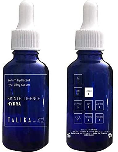Talika Skintelligence Hydra Hydrating Serum Feuchtigkeitsspendendes Serum Gesicht - Leichtes, Regenerierendes Hyaluron Serum für einen Strahlenden Teint - Alle Hauttypen - 30 ml Flasche
