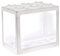 Fisch Schüssel Mini Aquaponic Fish Tank Dekorative stapelbare Acryl Kleine Beta Fisch Behälter für Office Teetisch Dekor Fisch Bowls Weiß