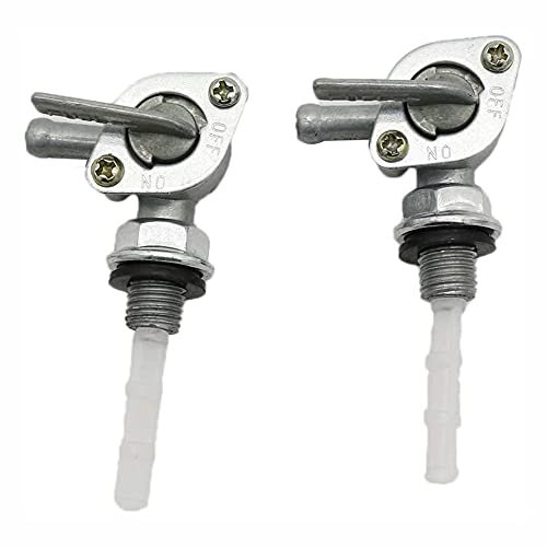 ANCLLO 2 pz Serbatoio carburante interruttore valvola Petcock, M10 * 1.25 generatore carburante rubinetto gas serbatoio olio rubinetto per Pit Bike Quad Bike