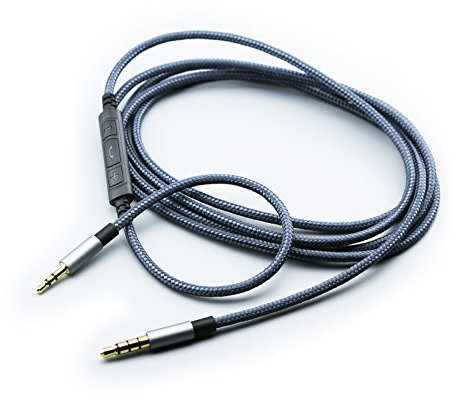 3.5mm to 2.5mm Male Audio Cable Compatible with Bose Noise Canceling 700, QC35, QC35ii, oe2, oe2i Headphones, Remote Volume Control Mic for Samsung Galaxy Huawei Android