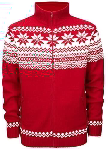 Brandit Norwegian Cardigan, Farbe: red, Größe: 5XL