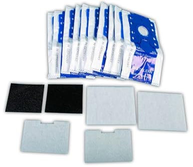 10 hochwertige Staubsaugerbeutel - Ersatz für Swirl Y05, Y45, AEG Größe 50 - Mehrlagig - Micro Vlies: Reduziert den Saugkraftverlust enorm