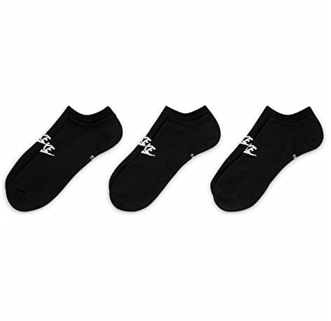 NIKE DX5075-010 Sportswear Everyday Essential Socks Unisex Black/White M