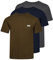 DKNY Men's Giants T-Shirt, Olive/Charcoal/Navy, S (Pack of 3)