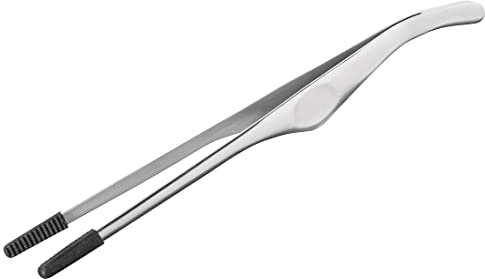 Spring TOOLS FUSION2+ Profi Pinzette 22 cm | rostfreies Edelstahl | mit Silikon | lange Pinzette | Zum Kochen, Grillen oder Braten | Kochpinzette Edelstahl | Grillpinzette | Bratpinzette